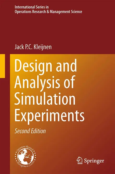 Cover of Design and Analysis of Simulation Experiments