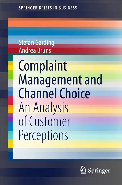 Cover of Complaint Management and Channel Choice