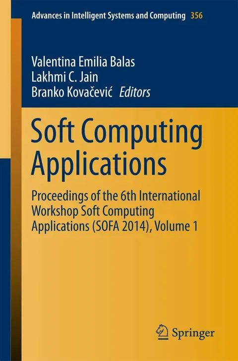 Cover of Soft Computing Applications