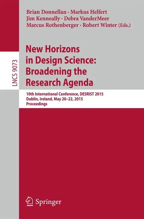 Cover of New Horizons in Design Science