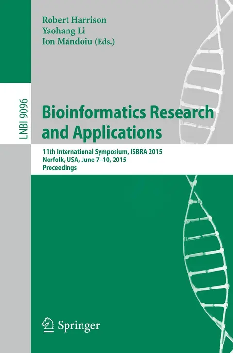 Cover of Bioinformatics Research and Applications