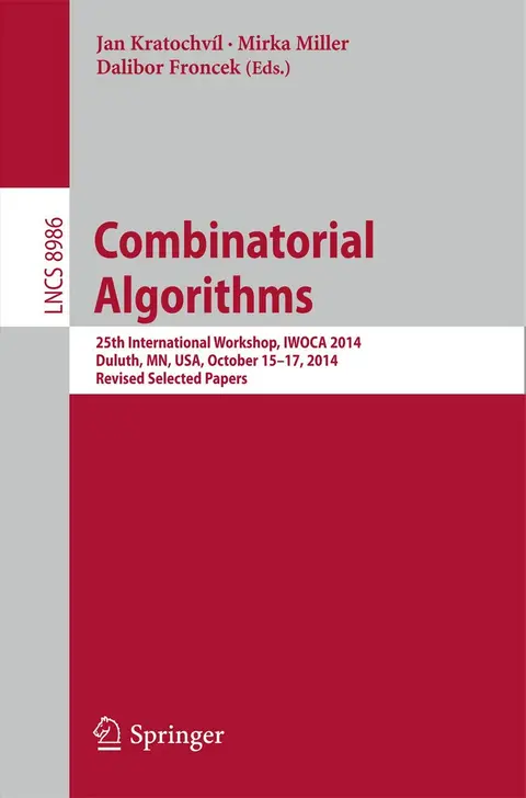 Cover of Combinatorial Algorithms