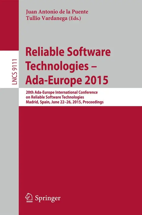 Cover of Reliable Software Technologies Ada-europe 2015