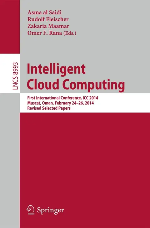Cover of Intelligent Cloud Computing
