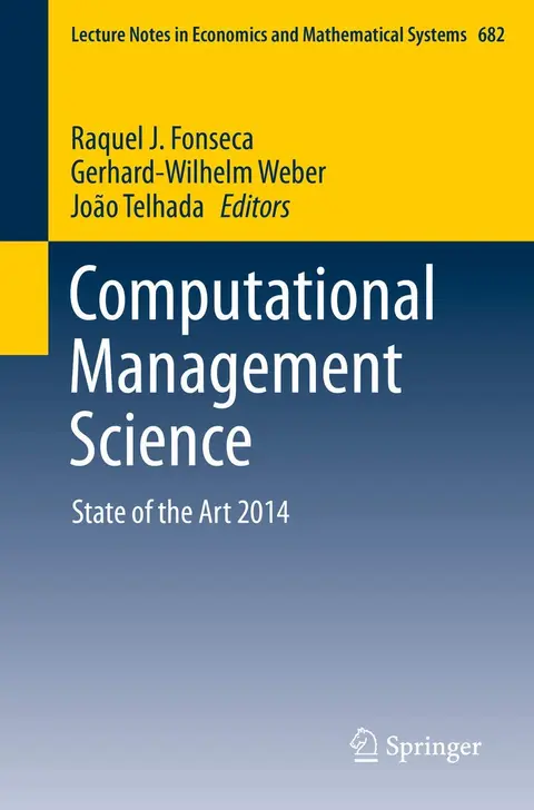 Cover of Computational Management Science