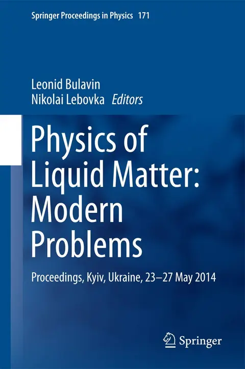 Cover of Physics of Liquid Matter