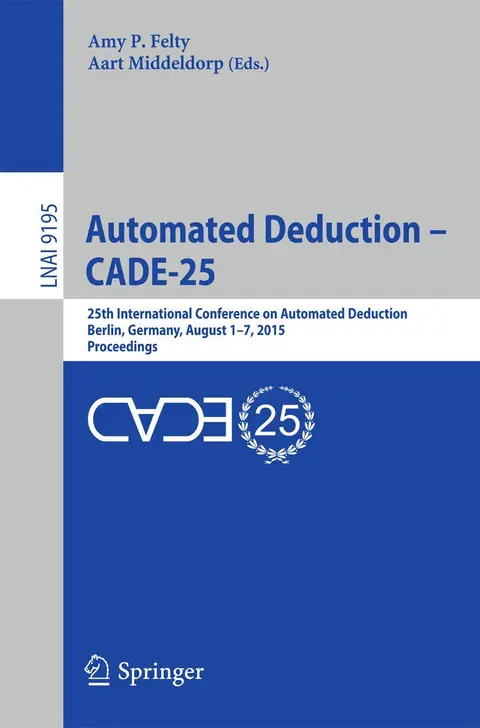 Cover of Automated Deduction