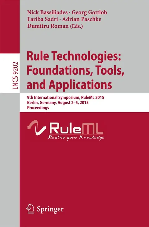 Cover of Rule Technologies