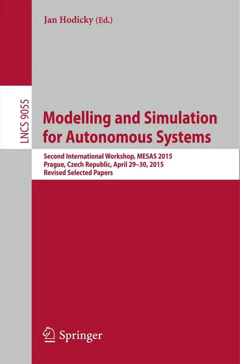Cover of Modelling and Simulation for Autonomous Systems