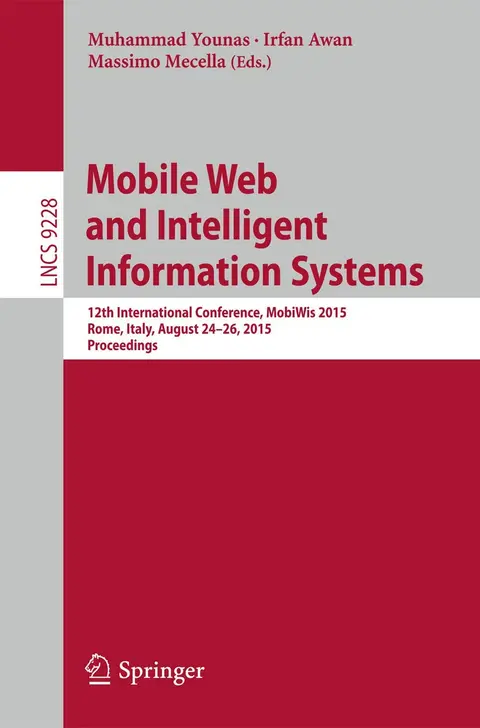 Cover of Mobile Web and Intelligent Information Systems