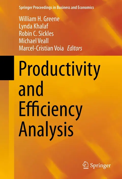 Cover of Productivity and Efficiency Analysis