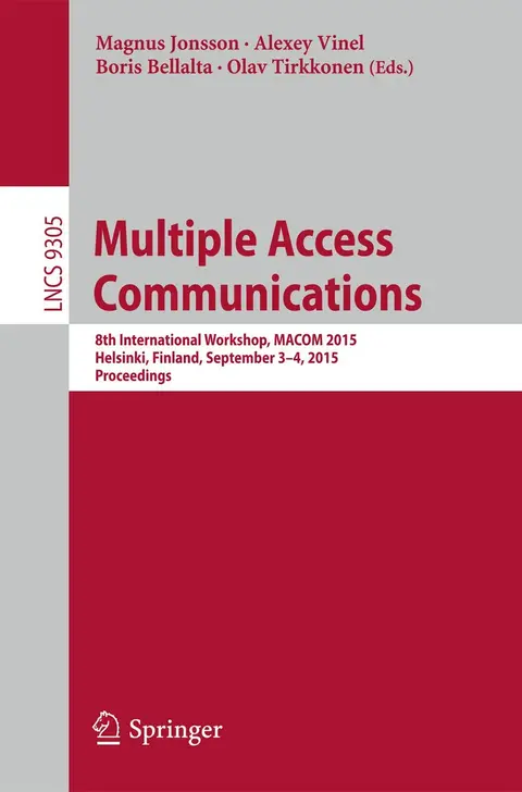 Cover of Multiple Access Communications