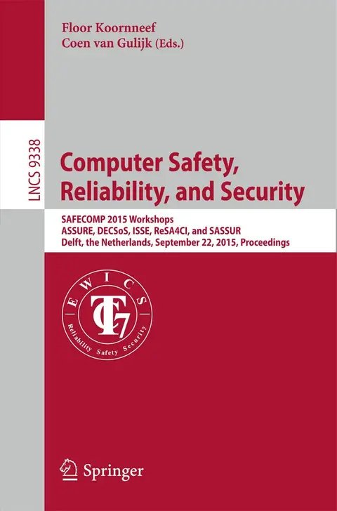 Cover of Computer Safety, Reliability, and Security