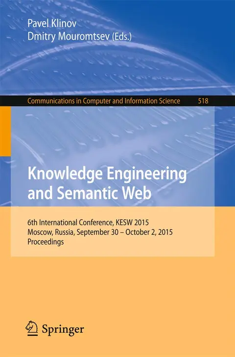 Cover of Knowledge Engineering and Semantic Web