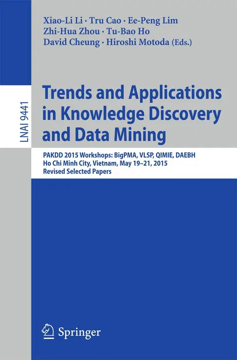 Cover of Trends and Applications in Knowledge Discovery and Data Mining