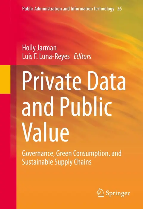 Cover of Private Data and Public Value