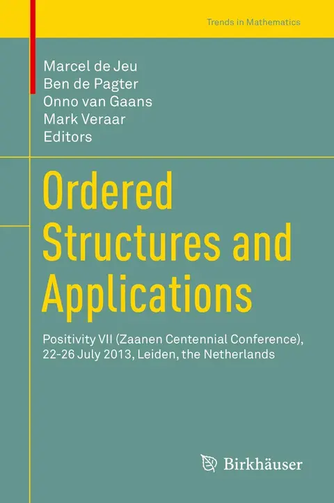 Cover of Ordered Structures and Applications