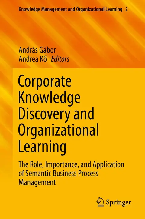 Cover of Corporate Knowledge Discovery and Organizational Learning