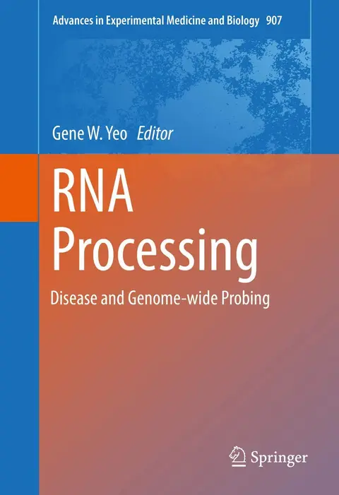 Cover of RNA Processing