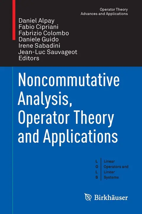 Cover of Noncommutative Analysis, Operator Theory and Applications
