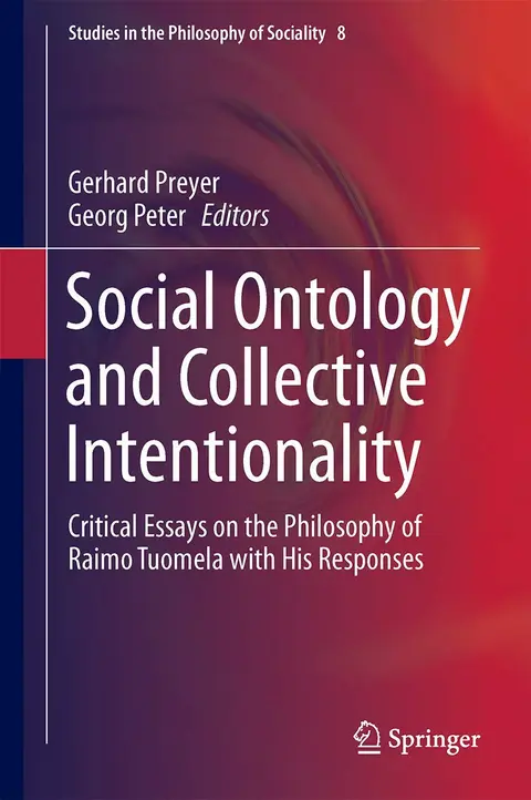 Cover of Social Ontology and Collective Intentionality
