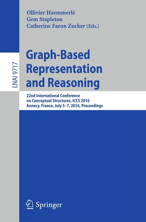 Cover of Graph-based Representation and Reasoning