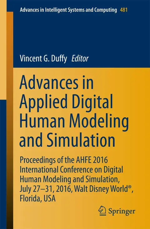 Cover of Advances in Applied Digital Human Modeling and Simulation