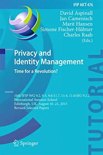 Cover of Privacy and Identity Management