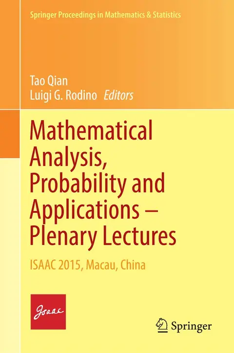 Cover of Mathematical Analysis, Probability and Applications – Plenary Lectures
