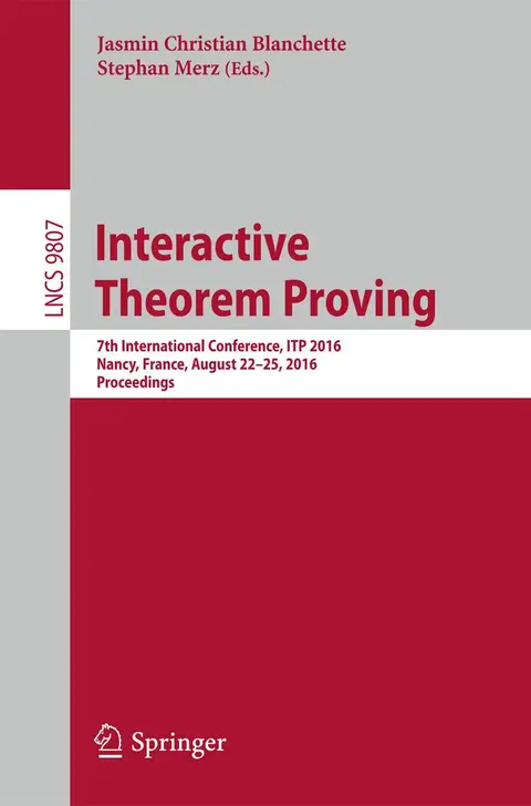 Cover of Interactive Theorem Proving