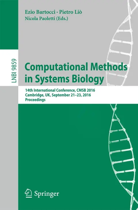 Cover of Computational Methods in Systems Biology