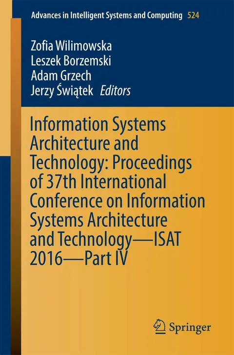 Cover of Information Systems Architecture and Technology