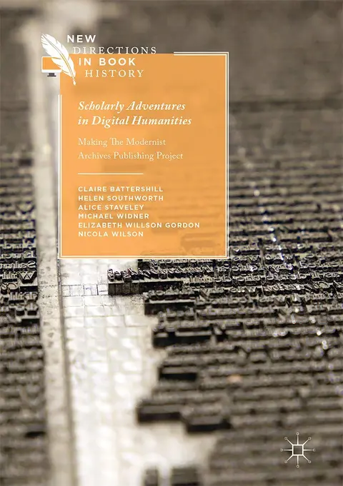 Cover of Scholarly Adventures in Digital Humanities