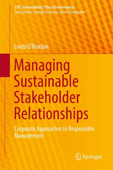 Cover of Managing Sustainable Stakeholder Relationships