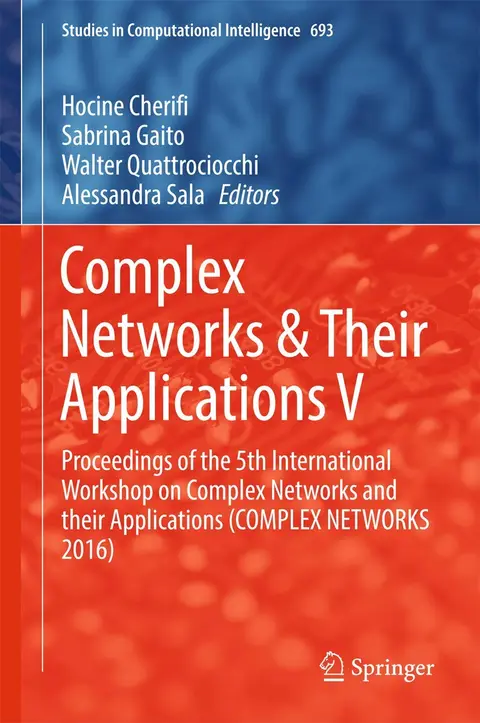 Cover of Complex Networks & Their Applications V