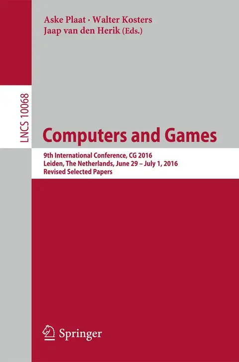 Cover of Computers and Games
