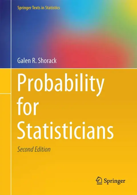 Cover of Probability for Statisticians