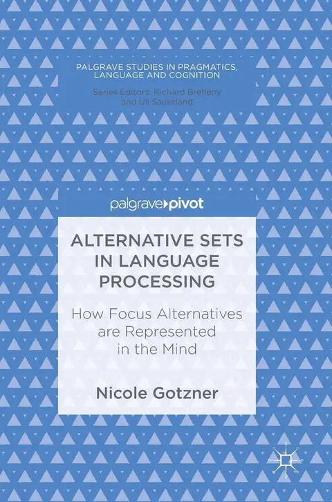 Cover of Alternative Sets in Language Processing