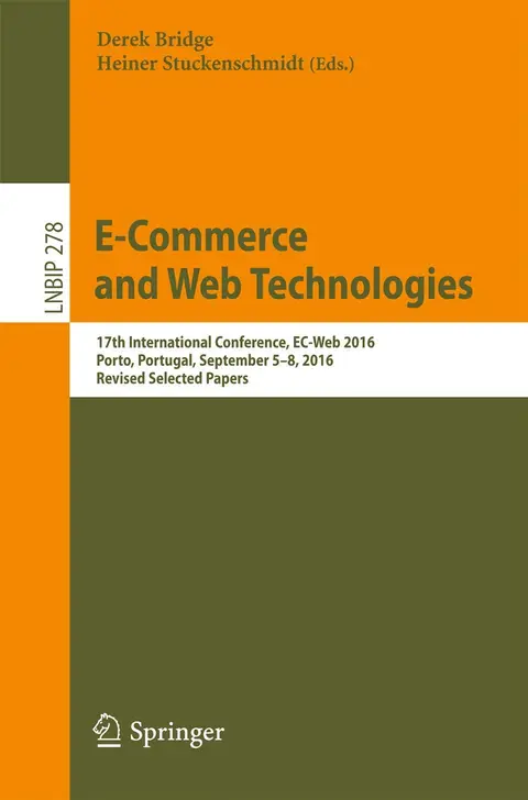 Cover of E-Commerce and Web Technologies