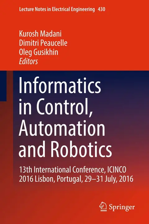 Cover of Informatics in Control, Automation and Robotics