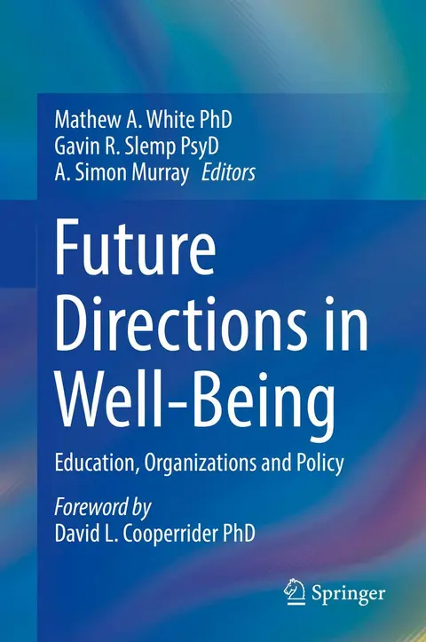Cover of Future Directions in Well-Being