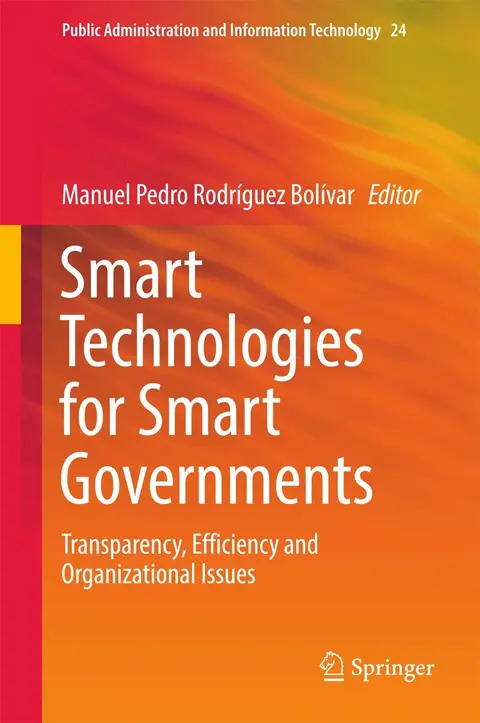 Cover of Smart Technologies for Smart Governments