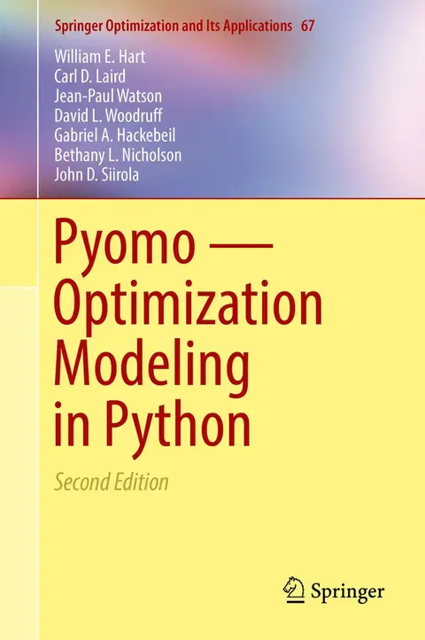 Cover of Pyomo - Optimization Modeling in Python