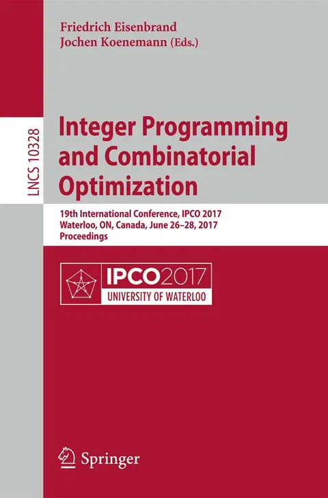 Cover of Integer Programming and Combinatorial Optimization
