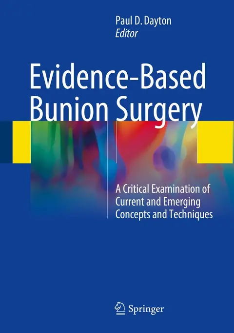 Cover of Evidence-Based Bunion Surgery