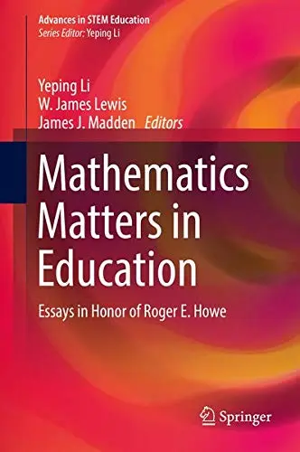 Cover of Mathematics Matters in Education