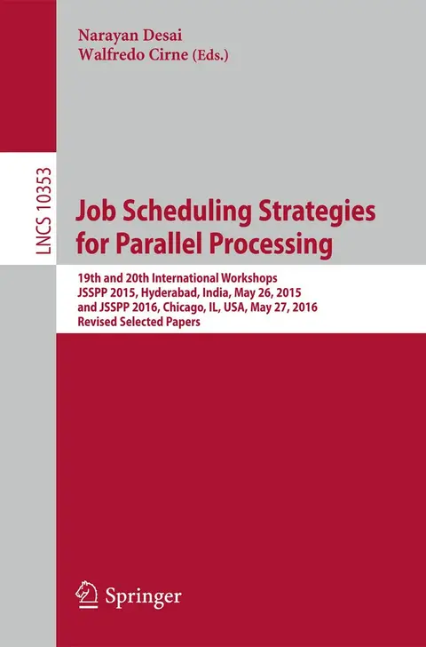Cover of Job Scheduling Strategies for Parallel Processing