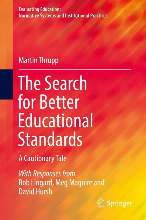 Cover of The Search for Better Educational Standards
