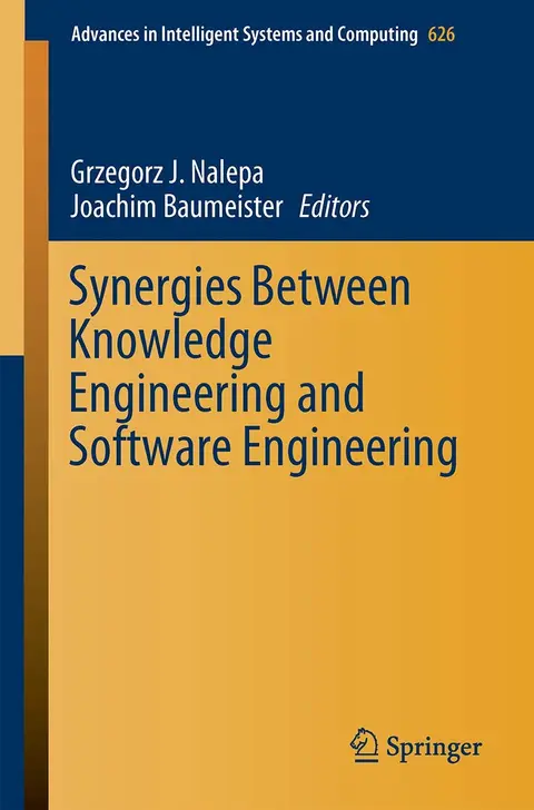 Cover of Synergies Between Knowledge Engineering and Software Engineering