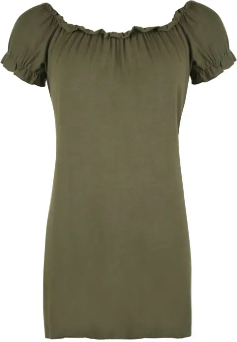 Cover of Womens Ladies Plus Size Short Sleeve Gypsy Boho Stretch Elasticated T-Shirt Tops